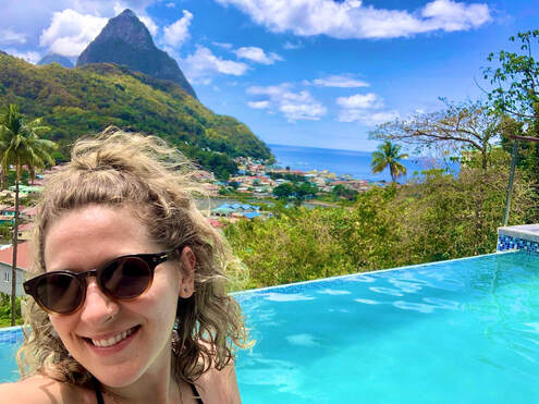 covid-19 makes us stay in St. Lucia